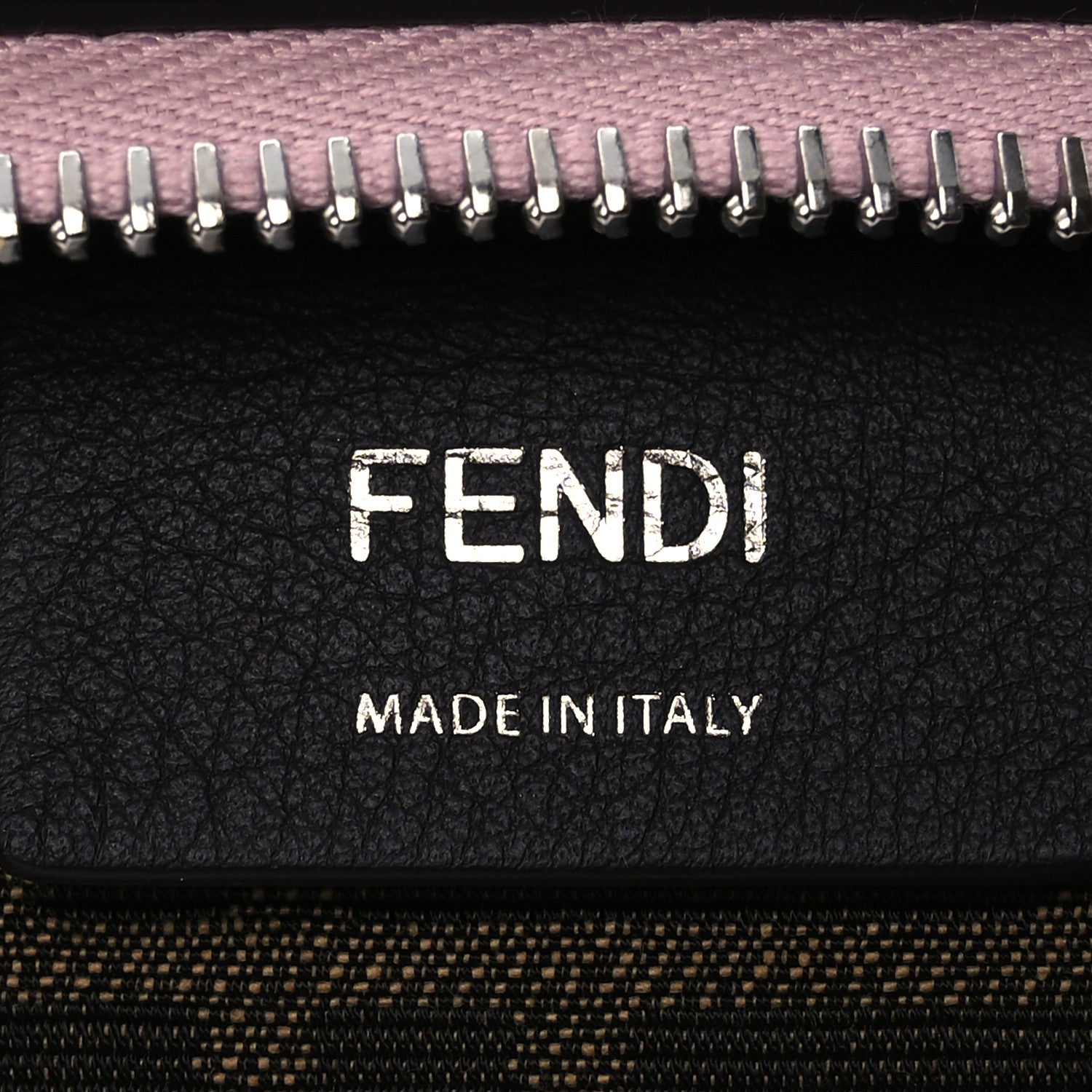 Fendi Vitello King Plexiglass Logo Embossed Mini By The Way Top Handle Boston Bag Soft Berry 6 of 10