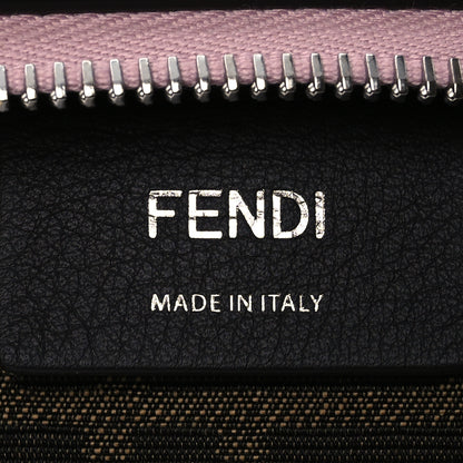 Fendi Vitello King Plexiglass Logo Embossed Mini By The Way Top Handle Boston Bag Soft Berry 6 of 10