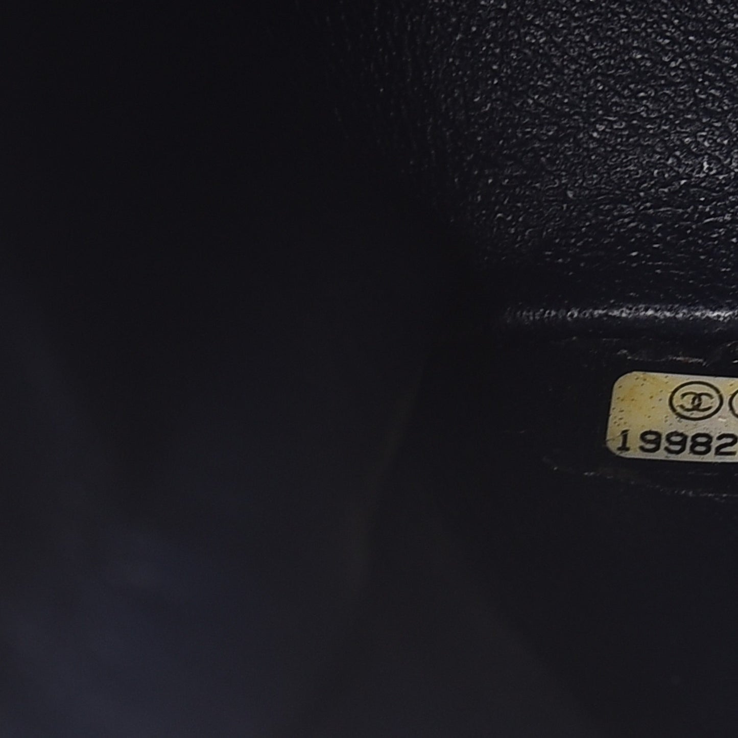 Patent Quilted Mini Square Flap Navy Blue