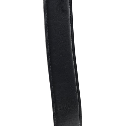 Hermes Box Togo 32mm H Belt 80 32 Black Orange 5 of 5