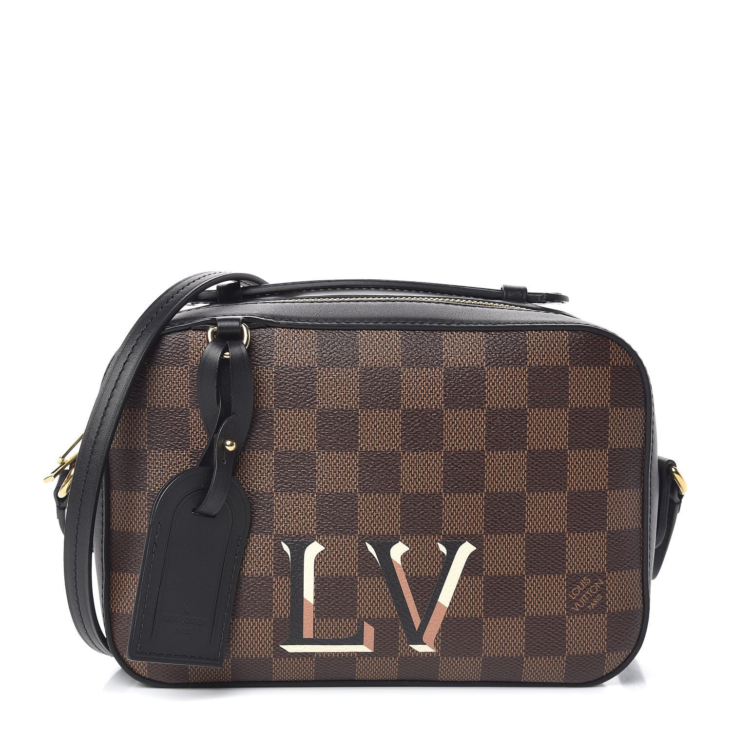 Louis Vuitton Damier Ebene Santa Monica Black 1 of 10