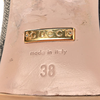 Gucci GG Supreme Monogram Malaga Kid Blondie 55mm Ankle Boots 38 Beige Ebony New Acero 8 of 14