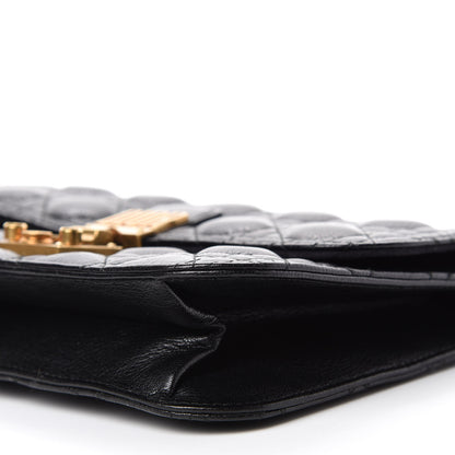 Christian Dior Lambskin Cannage Large Dioraddict Flap J’Adior Strap Black 7 of 10
