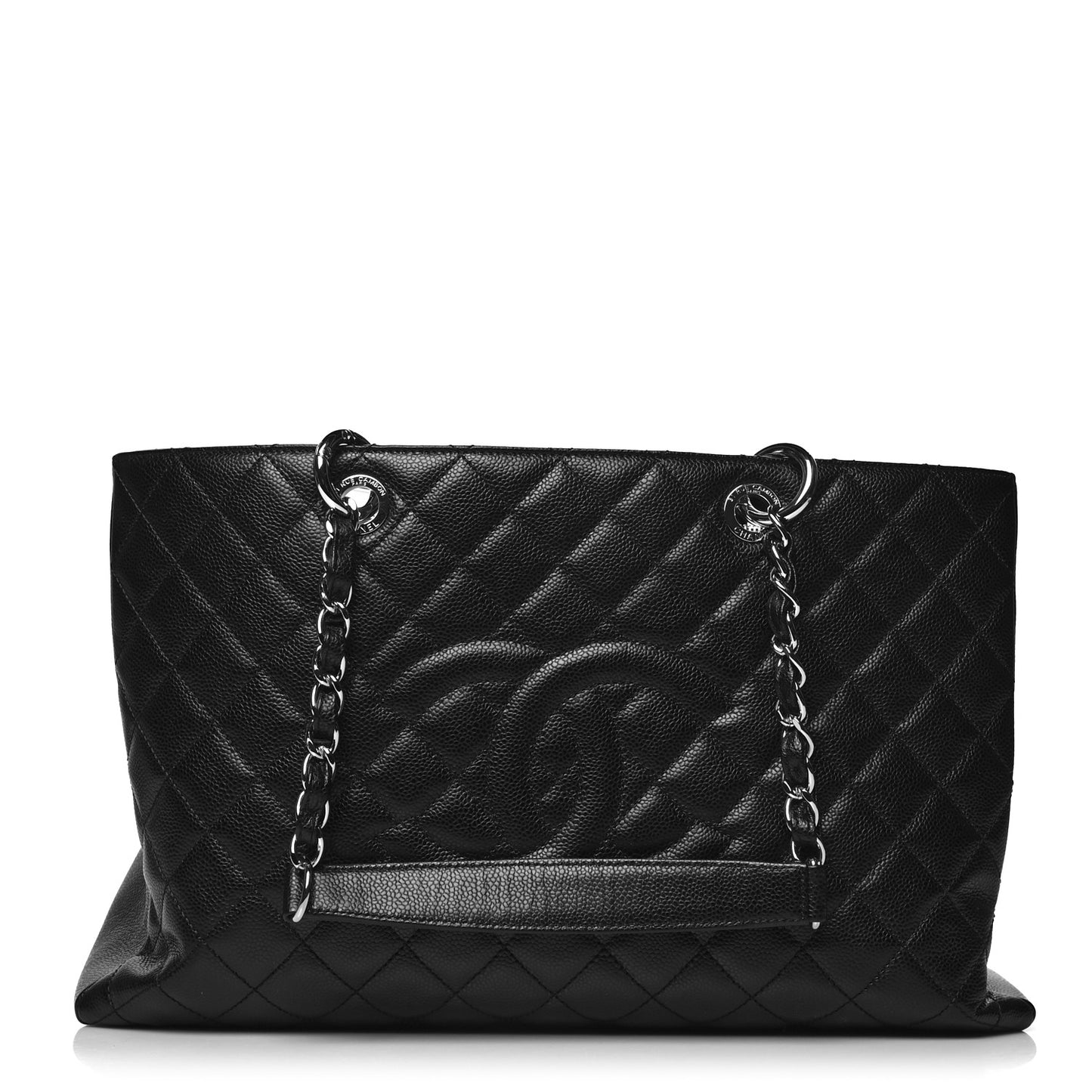 Caviar Quilted XL Grand Shopping Tote GST Black