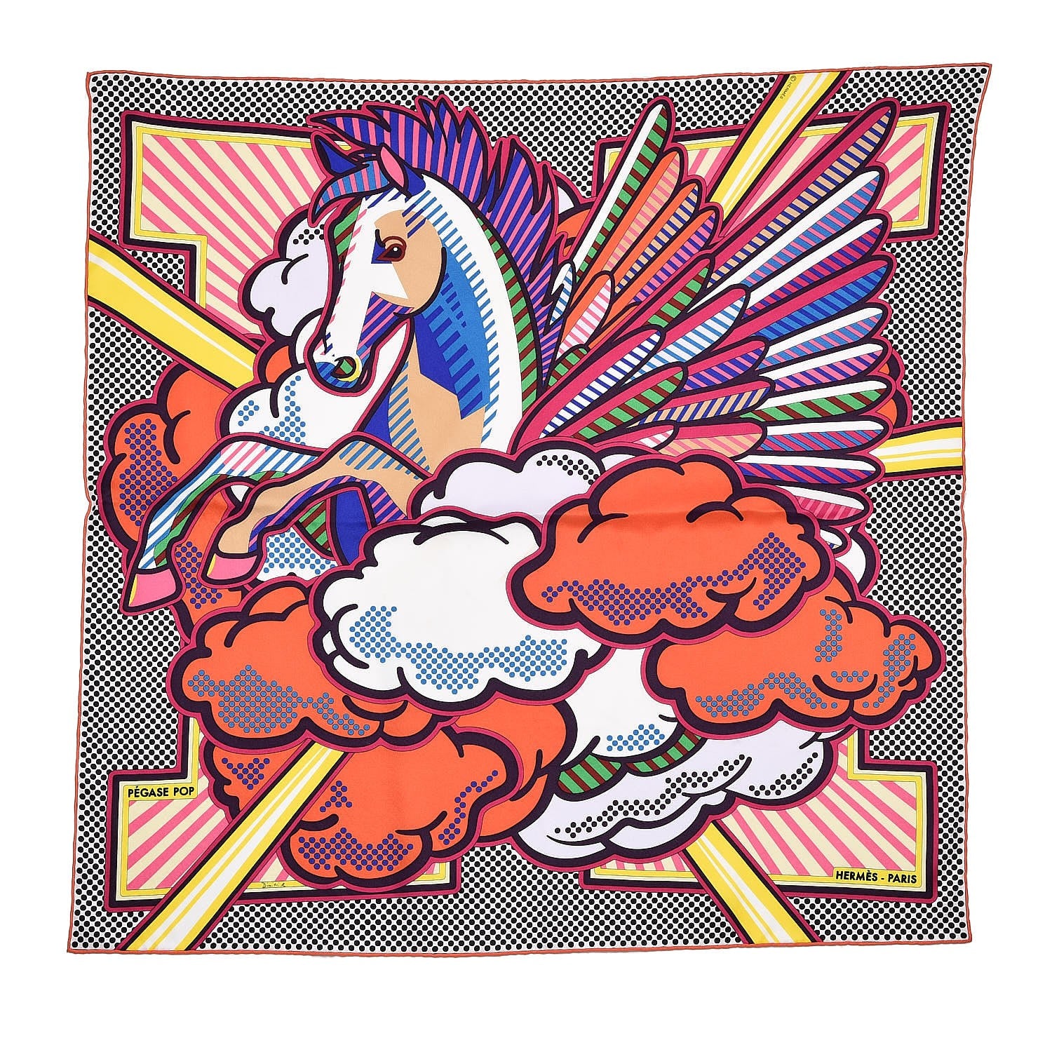 Hermes Silk Pegase Pop Scarf 70 1 of 5