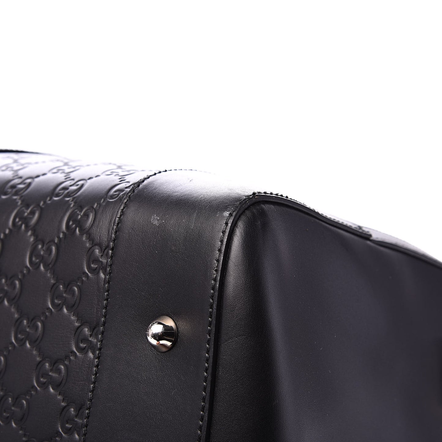 Guccissima Signature Large Duffle Black