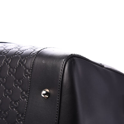Gucci Guccissima Signature Large Duffle Black 12 of 15