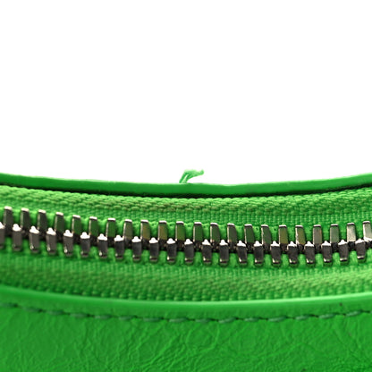 Balenciaga Agneau Arena Crystal Le Cagole Shoulder Bag XS Fluo Green 12 of 12
