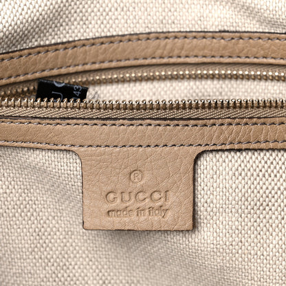 Gucci Pebbled Calfskin Medium Soho Shoulder Bag Camelia 6 of 12