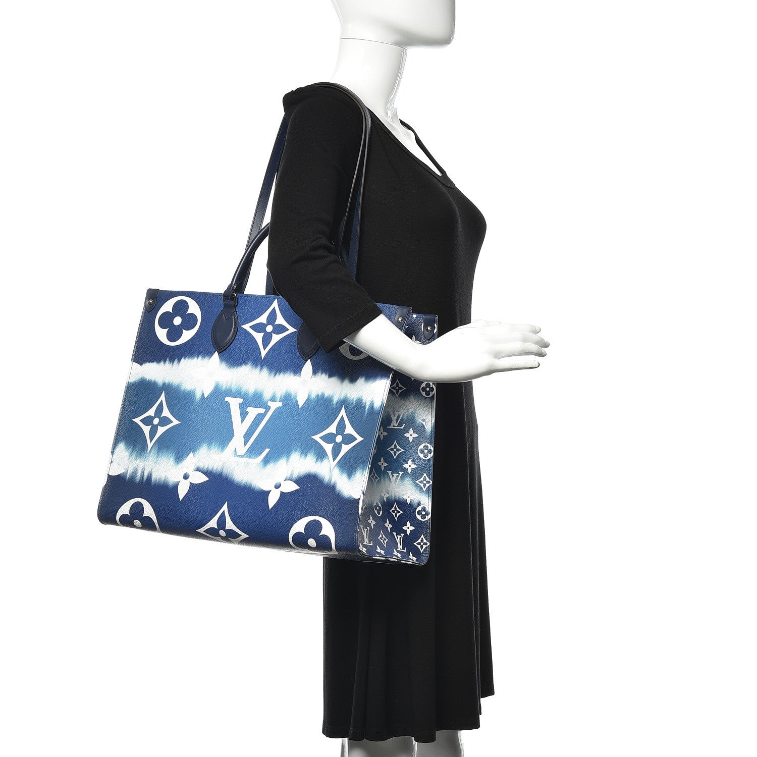 Louis Vuitton Monogram Escale Onthego GM Blue 2 of 10