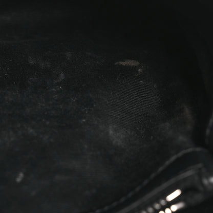 Saint Laurent Calfskin Y Quilted Monogram Small Loulou Chain Satchel Black 17 of 17