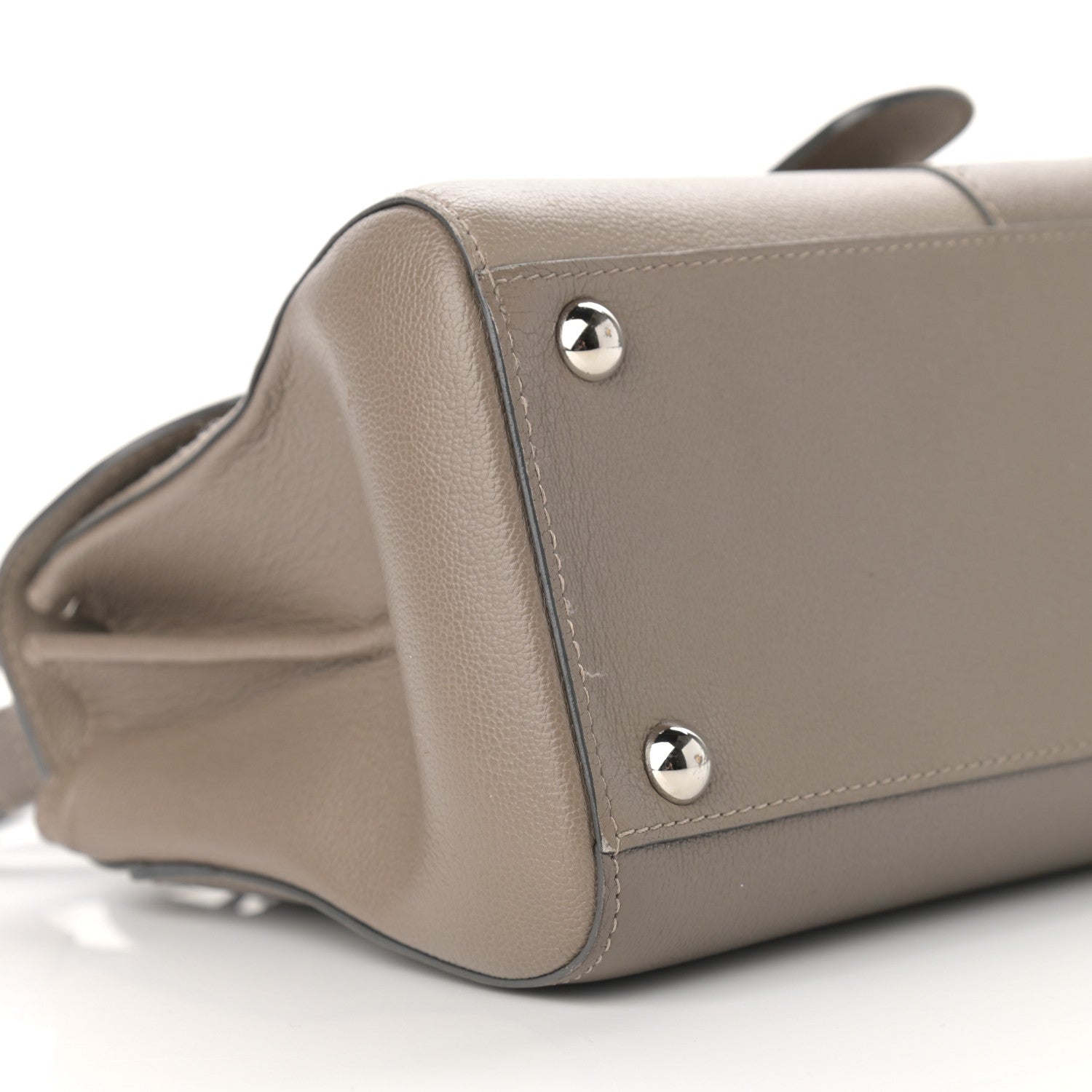 Delvaux Calfskin Mini Brillant East West Satchel Tourterelle 8 of 11