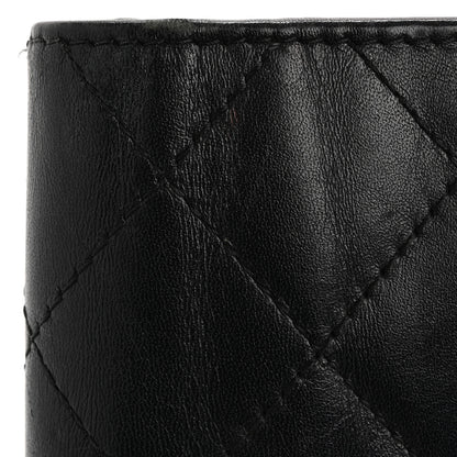 Chanel Calfskin Quilted Cambon Yen Wallet Black 18 of 19