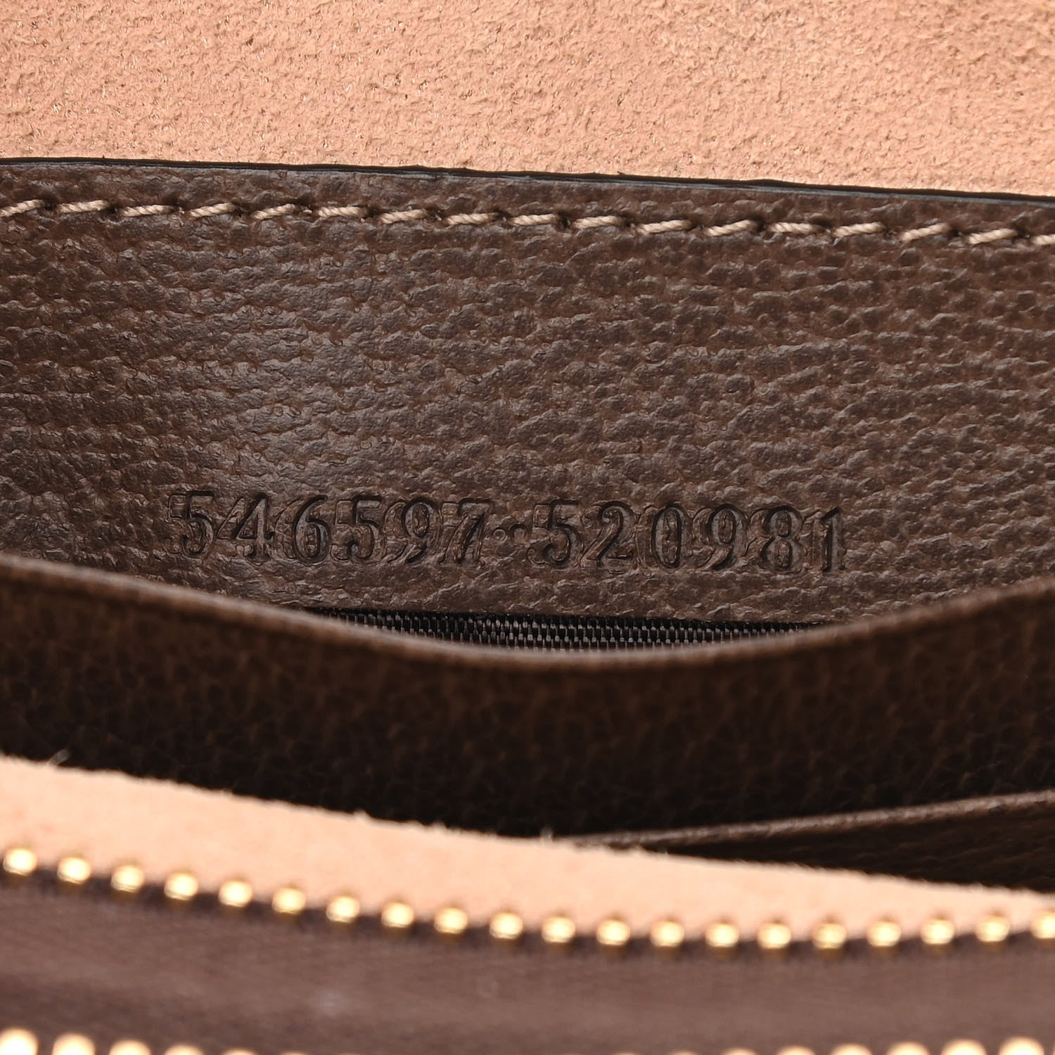 Gucci GG Supreme Monogram Web Mini Ophidia GG Bag Brown 10 of 12