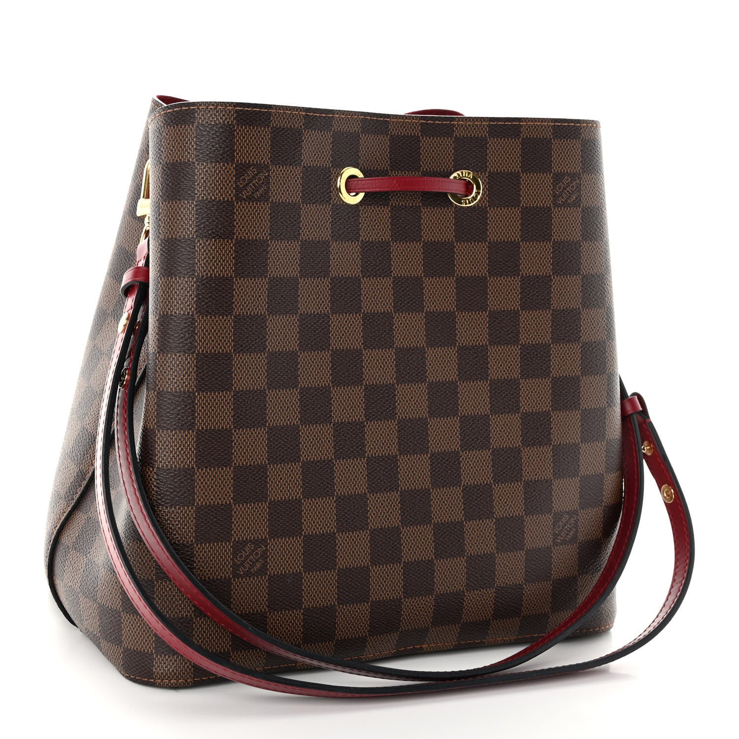 Louis Vuitton Damier Ebene Neonoe MM Cherry Berry 3 of 11