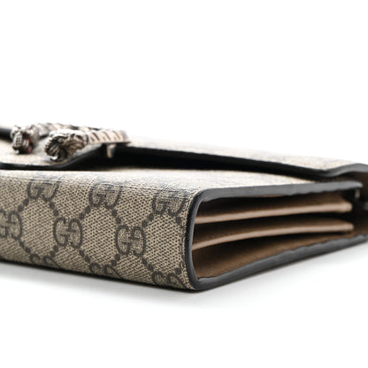 Gucci GG Supreme Monogram Mini Dionysus Chain Wallet Beige Taupe 10 of 12