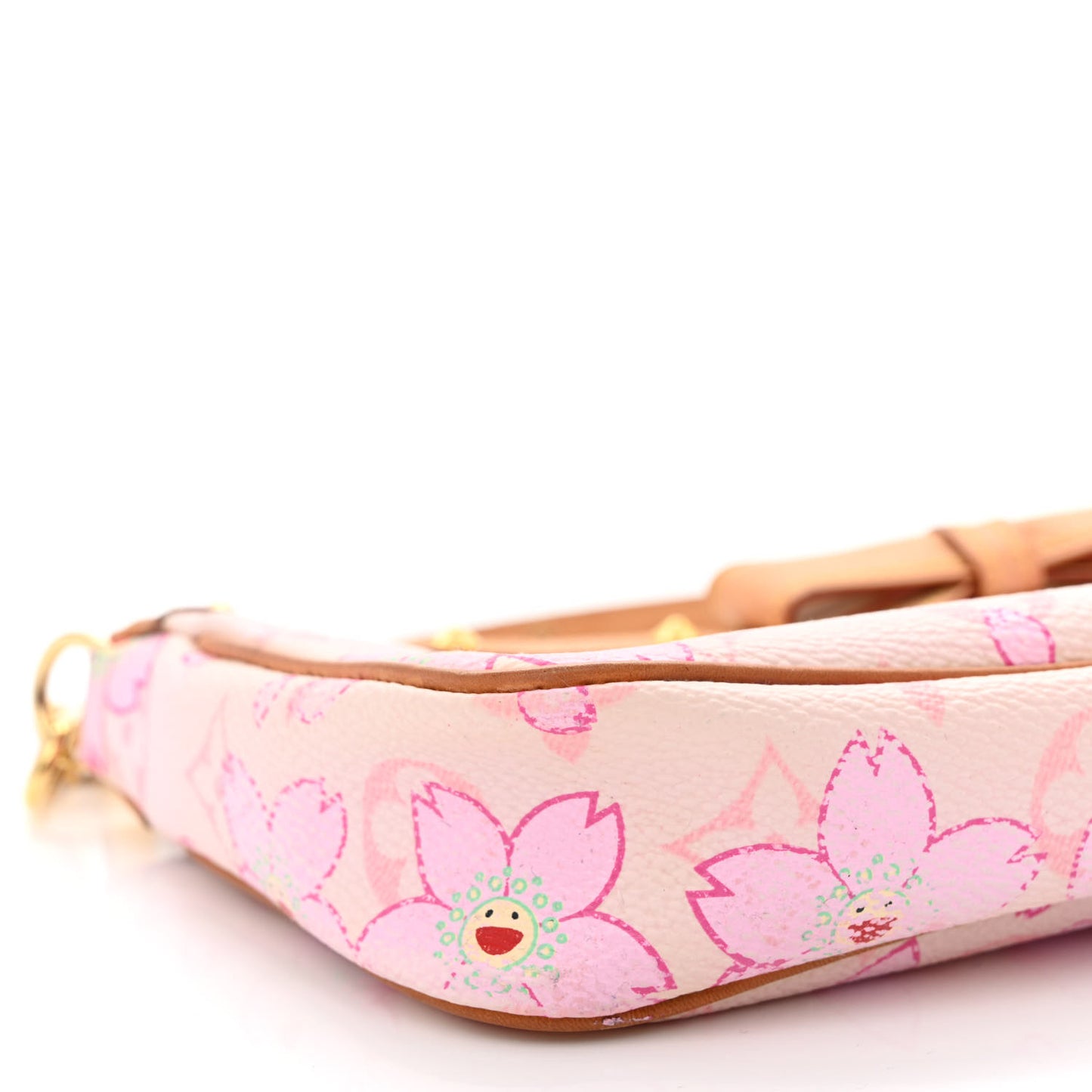 Monogram Cherry Blossom Pochette Accessories Pink