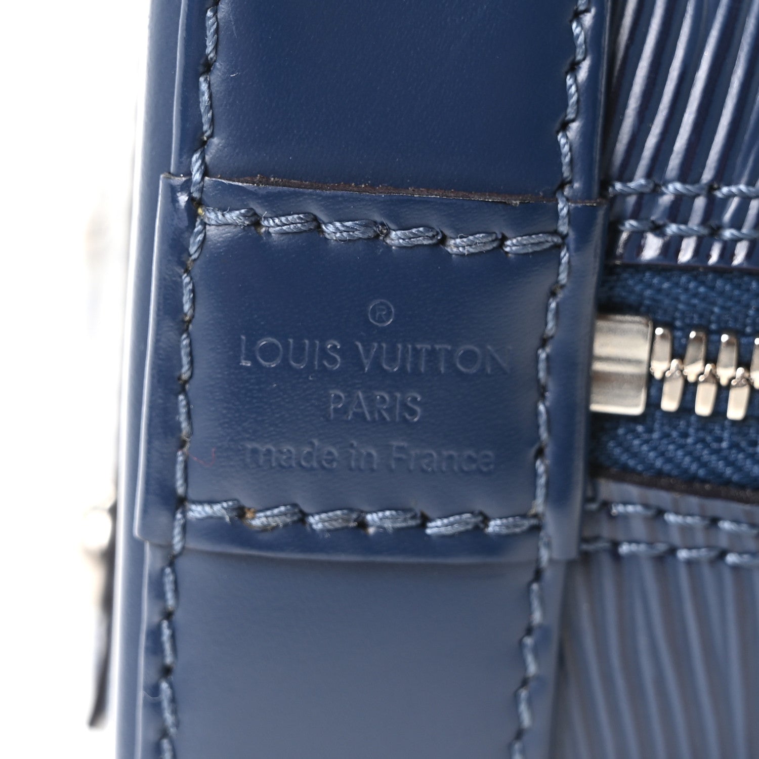 Louis Vuitton Epi Alma BB Indigo 6 of 9