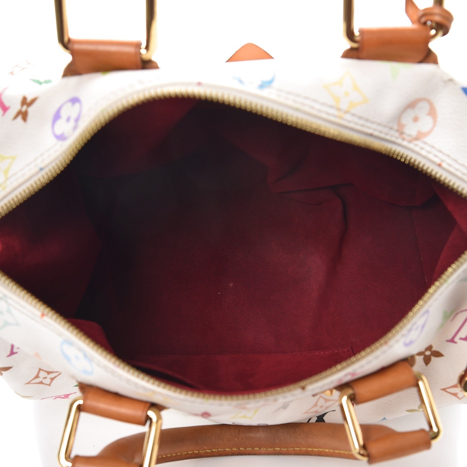 Louis Vuitton Monogram Multicolor Speedy 30 White 5 of 11
