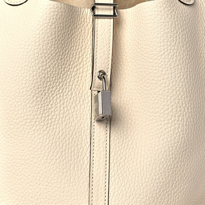 Hermes Taurillon Clemence Picotin Lock 22 MM Nata 8 of 10
