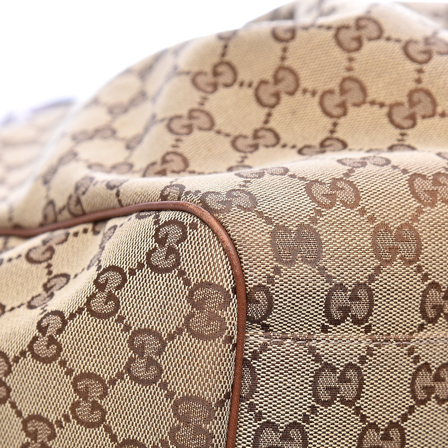 Gucci Monogram Large Sukey Tote Brown 10 of 13