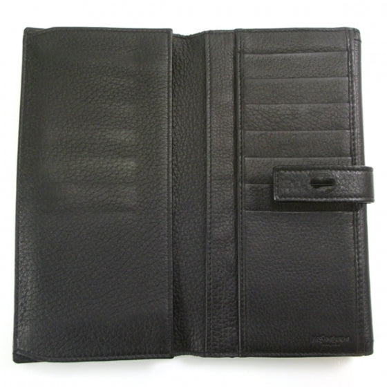 Leather Downtown Wallet Black
