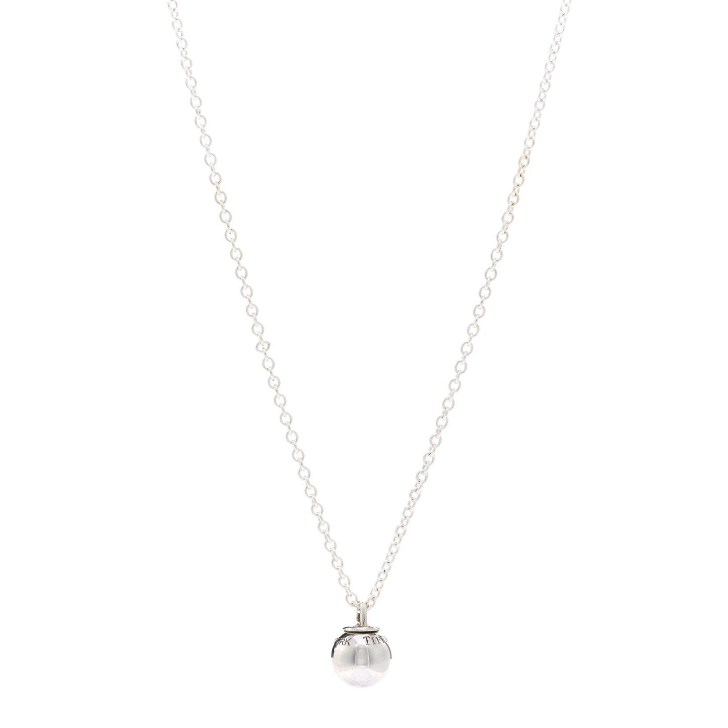 Sterling Silver 8mm HardWear Ball Pendant Necklace