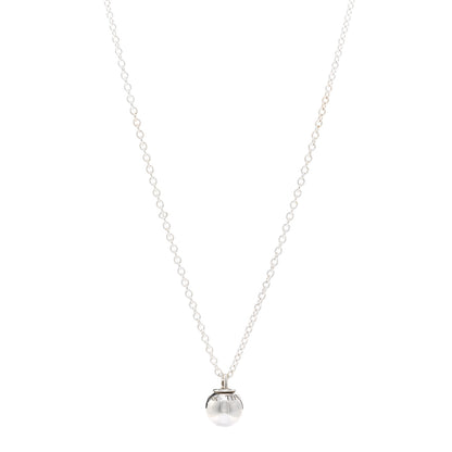 Tiffany Sterling Silver 8mm HardWear Ball Pendant Necklace 1 of 4