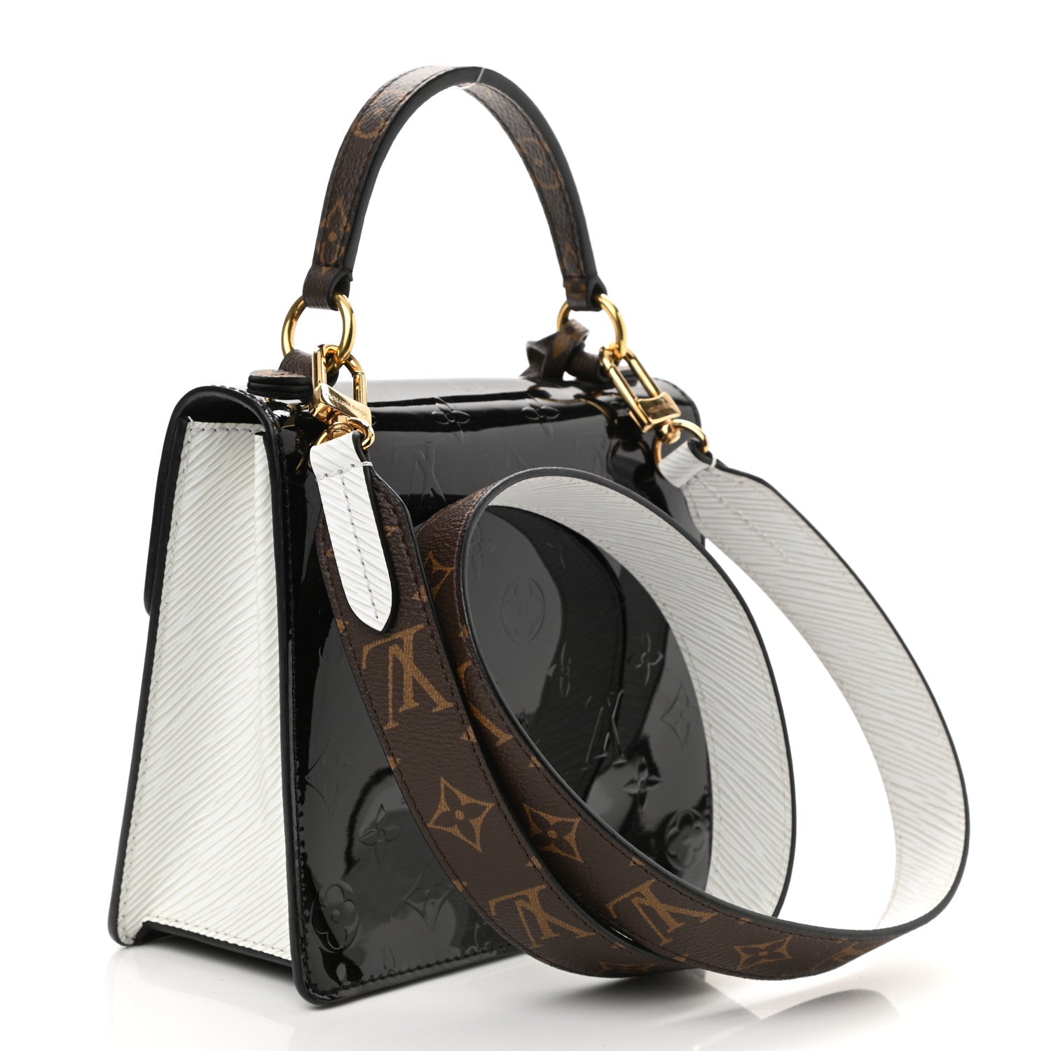 Louis Vuitton Vernis Epi Monogram Spring Street Black 3 of 10