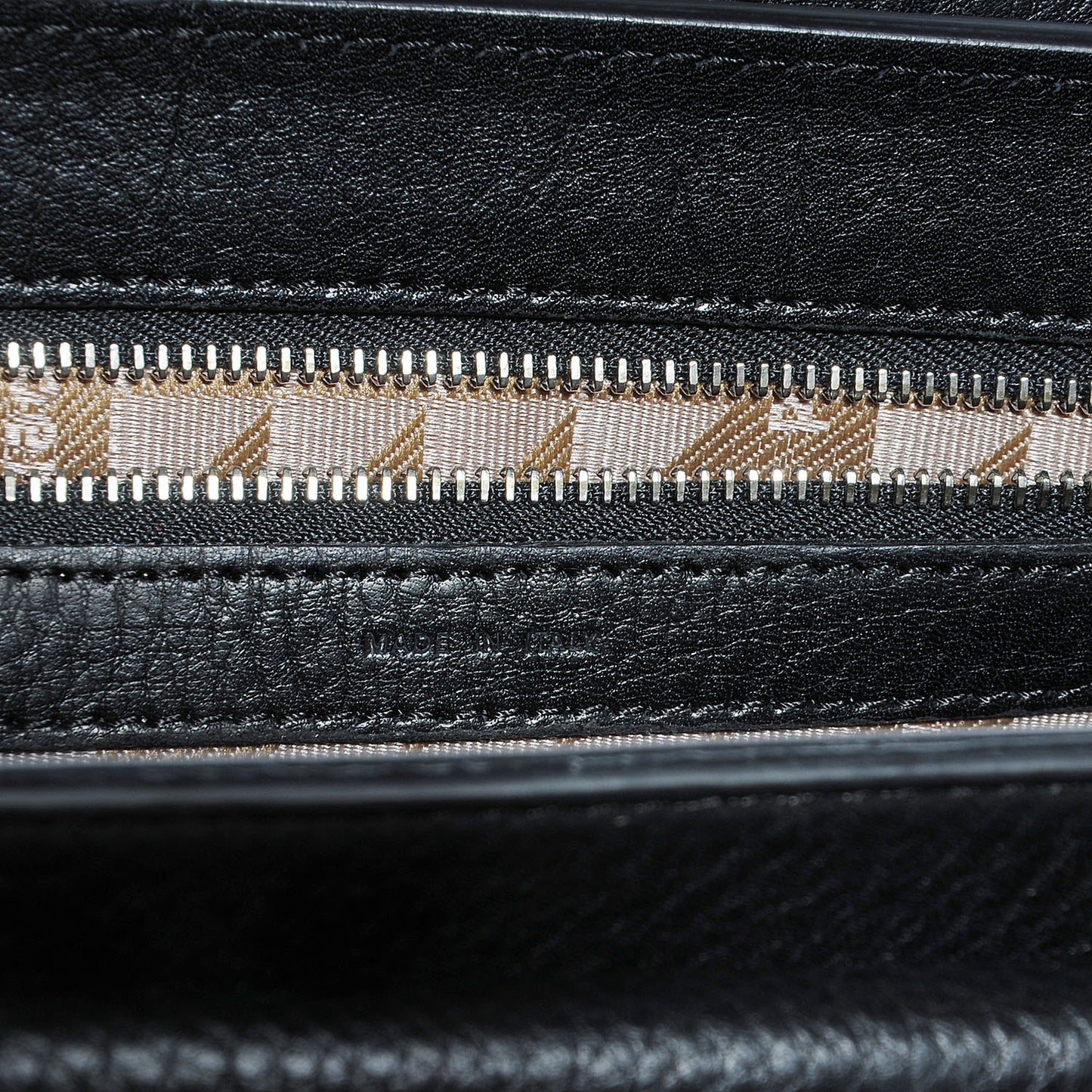 Textured Leather PS11 Classic Shoulder Bag Black