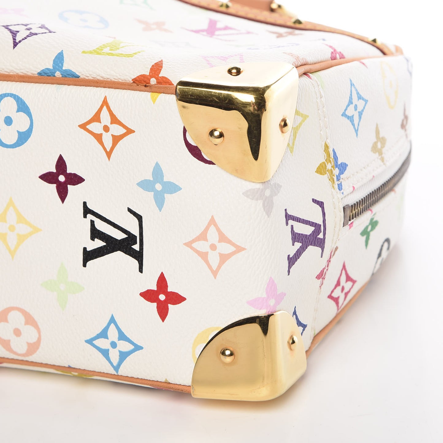 Monogram Multicolor Trouville White