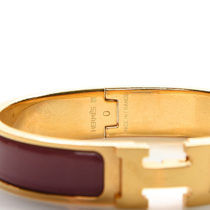 Hermes Enamel Narrow Clic Clac H Bracelet PM Muscat 5 of 6