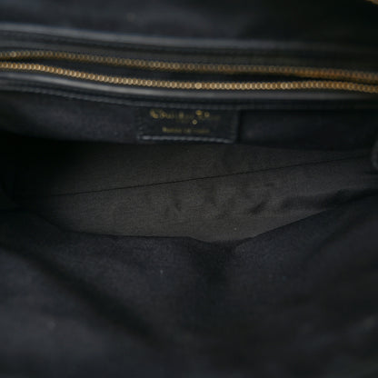 Christian Dior Lambskin Cannage Small Dior Soft Zipped Shopping Tote Black 5 of 10