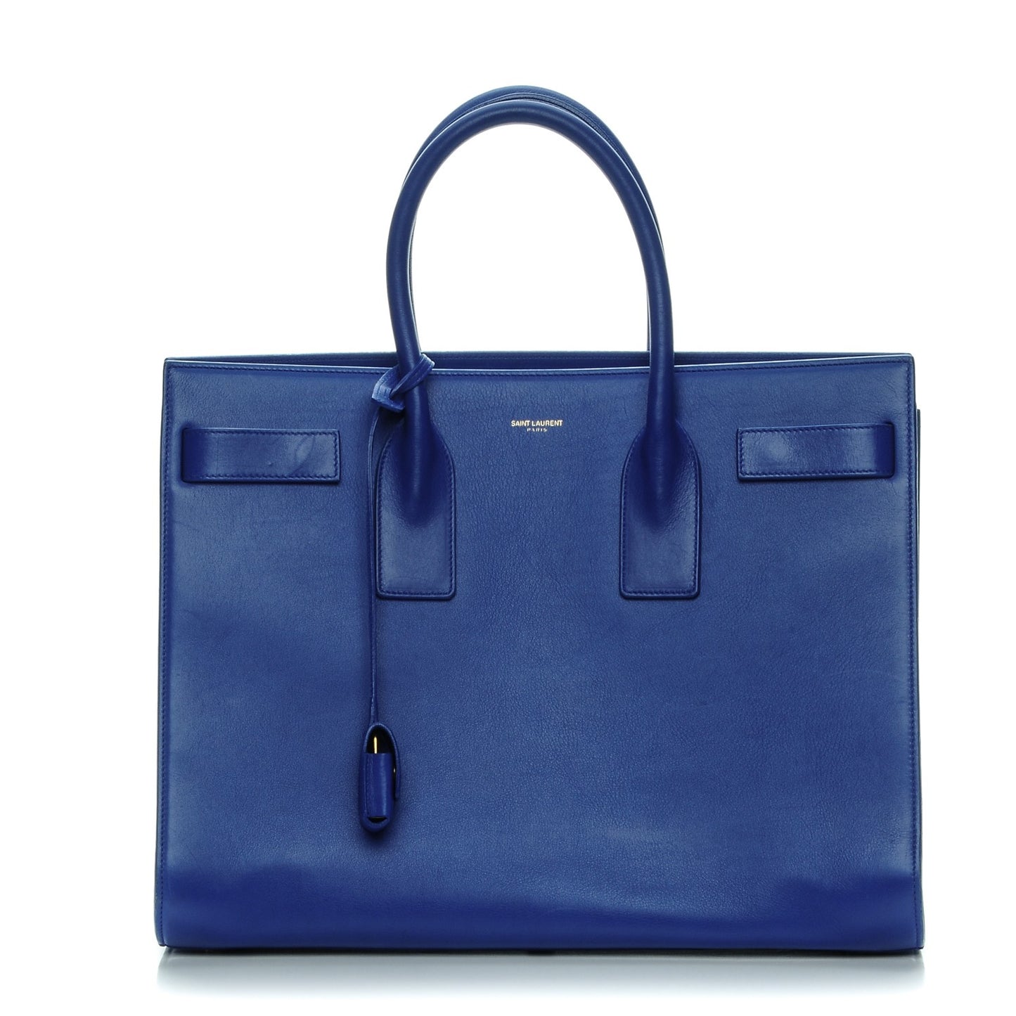 Calfskin Large Sac De Jour Blue