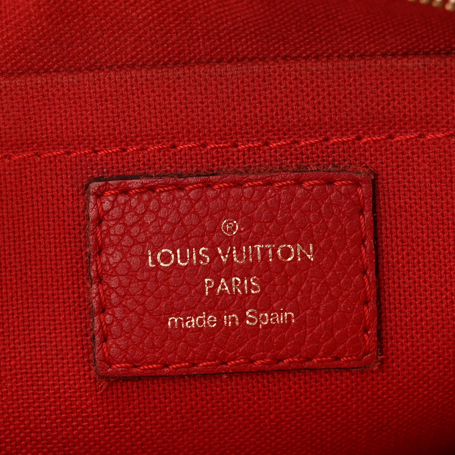 Monogram Pallas Clutch Cherry