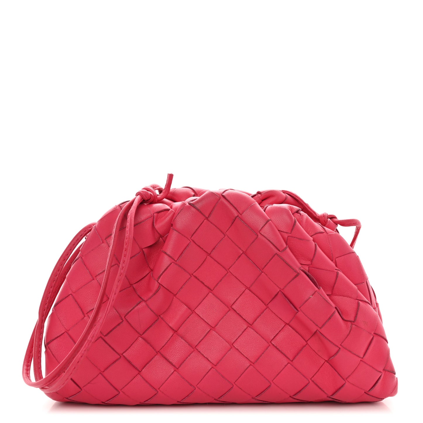 Nappa Intrecciato The Mini Pouch Rosa Shock