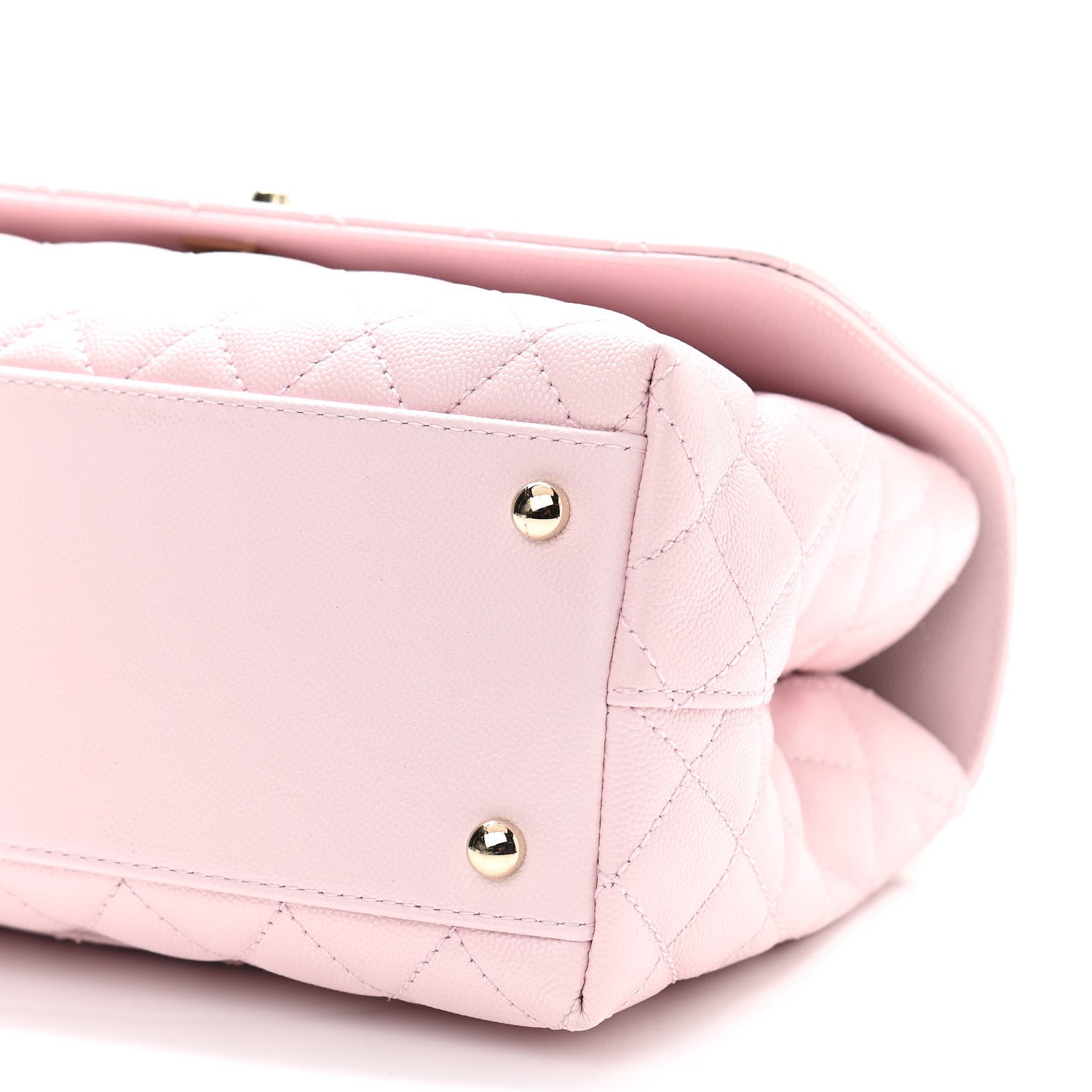 Chanel Caviar Quilted Small Coco Handle Flap Light Pink 9 of 9
