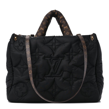 Louis Vuitton Econyl Monogram Pillow Giant Onthego MM Black 1 of 8