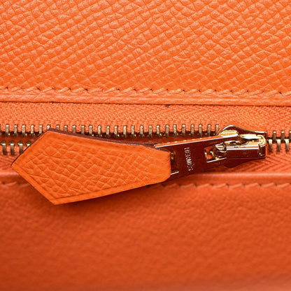 Hermes Epsom Kelly Sellier 28 Orange 14 of 33