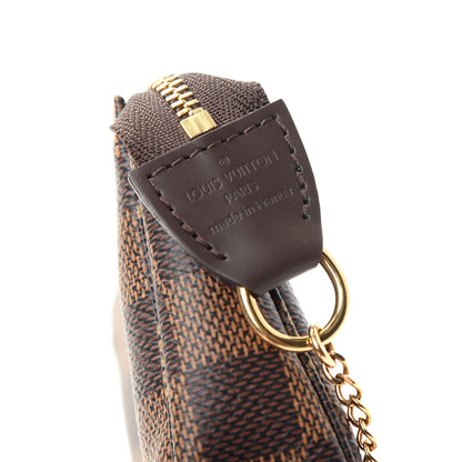 Louis Vuitton Damier Ebene Mini Pochette Accessories 6 of 8