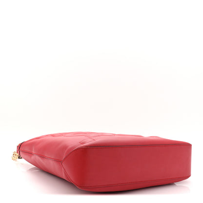 Gucci Apollo Calfskin GG Dadini Embroidered Chain Hobo Hibiscus Red 4 of 11