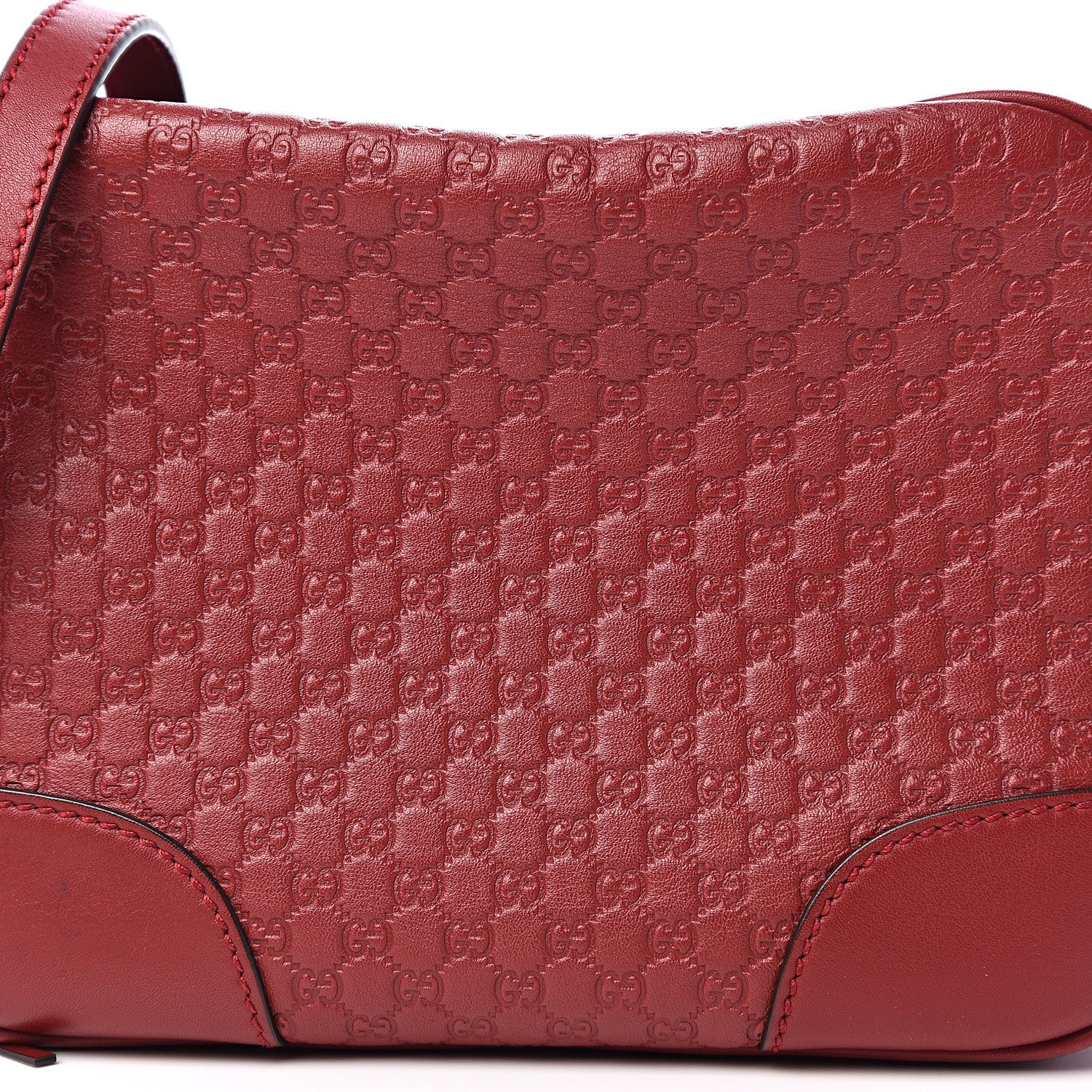 Gucci Microguccissima Mini Bree Messenger Bag Red 9 of 9