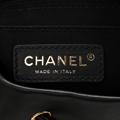 Chanel Calfskin Chevron Quilted Large Urban Spirit Backpack Black 6 of 10