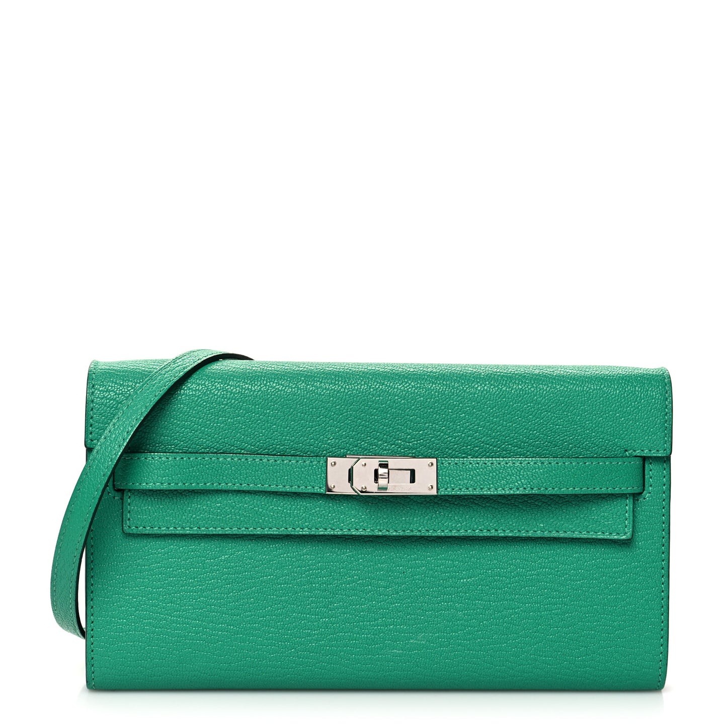 Chevre Mysore Kelly To Go Wallet Vert Vertigo