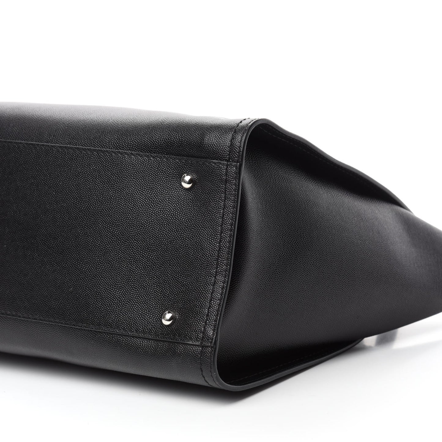 Caviar Small Studded Deauville Tote Black