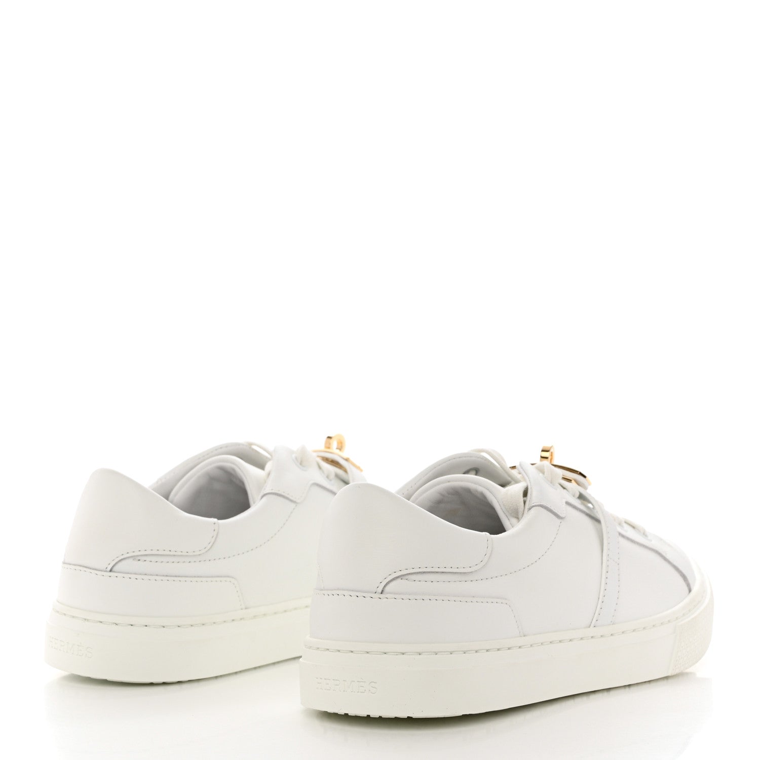 Hermes Calfskin Day Sneakers 37 White 4 of 10