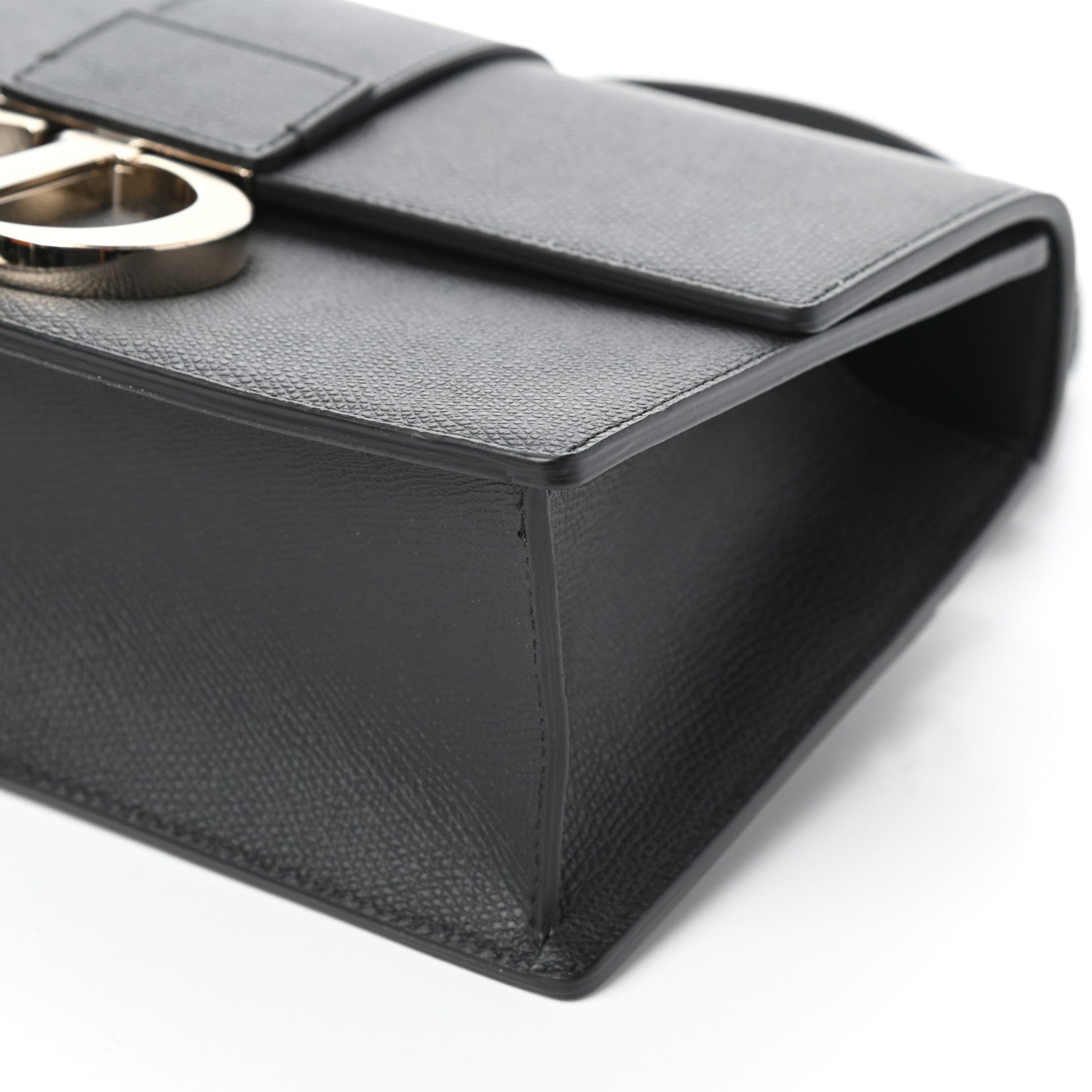 Christian Dior Grained Calfskin Embossed 30 Montaigne Chain Flap Bag Black 8 of 8