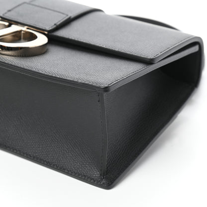 Christian Dior Grained Calfskin Embossed 30 Montaigne Chain Flap Bag Black 8 of 8