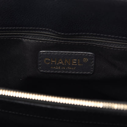 Chanel Caviar Quilted Grand Shopping Tote GST Black 6 of 12