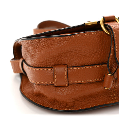 Chloe Calfskin Mini Marcie Round Crossbody Bag Tan 9 of 10